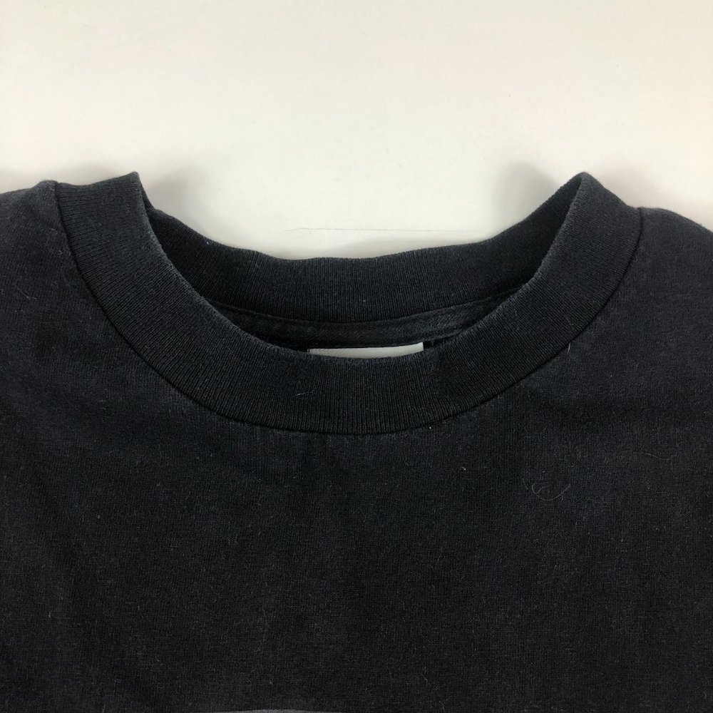 VTG 90s Perry Ellis America Shirt Men Extra Extra Large Black Red Spell Out Logo - Picture 3 of 9